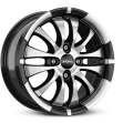 Ronal R59 W7 R16 PCD5x112 ET40 DIA76 jet black front diamond cut